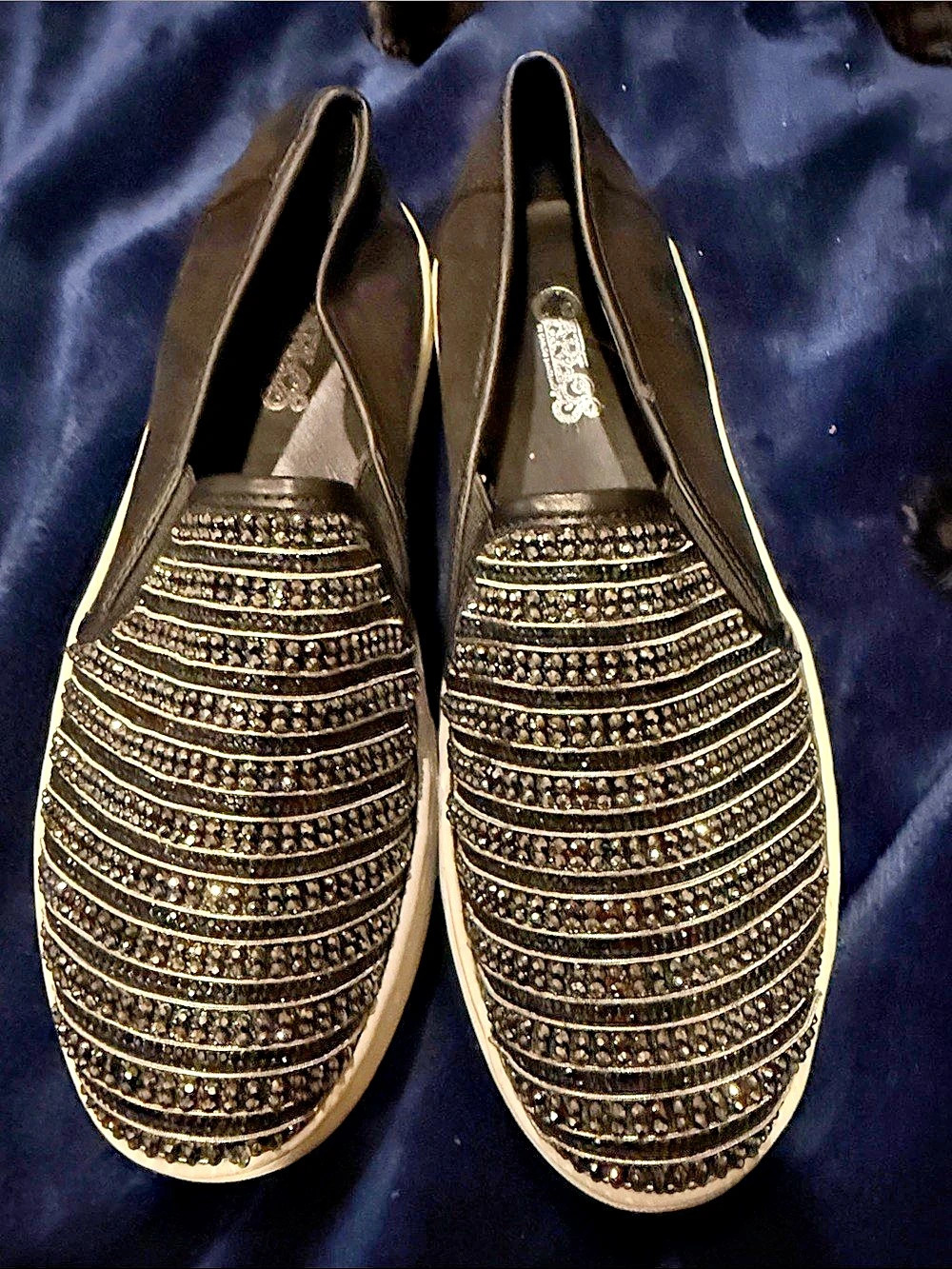 Carlos by Carlos Santana Sutton Rhinestone Slip-On Sneaker Embellished Slip-On w